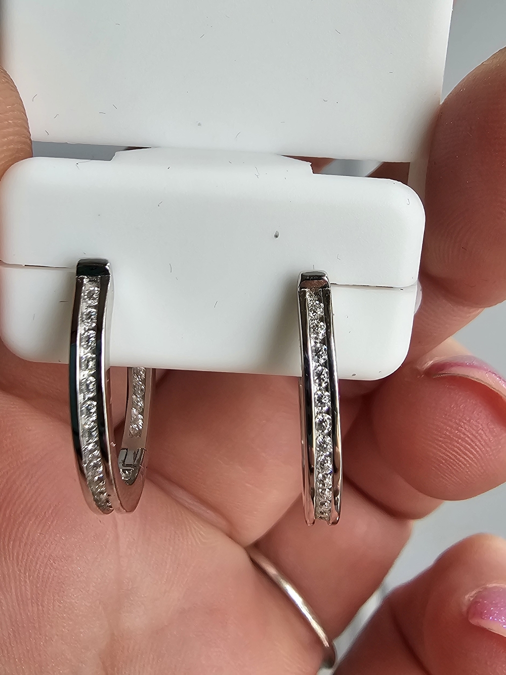 Moissainite Hoops